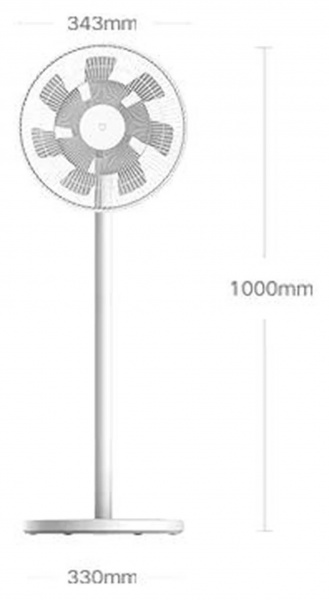 Вентилятор Xiaomi Mi Smart standing Fan 2 фото 3