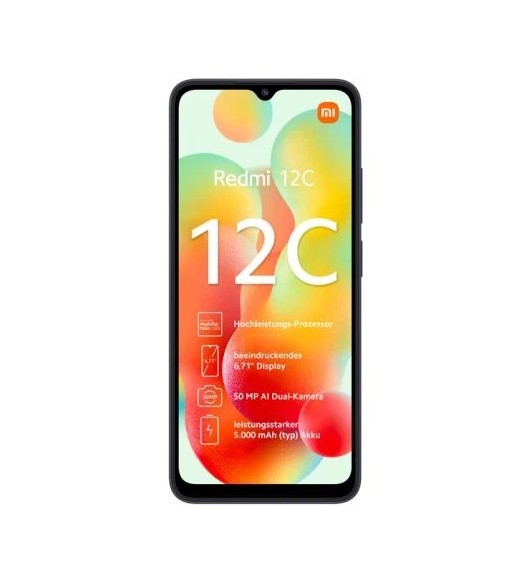 Смартфон Xiaomi Redmi 12C 3/64Gb Серый графит RU фото 2